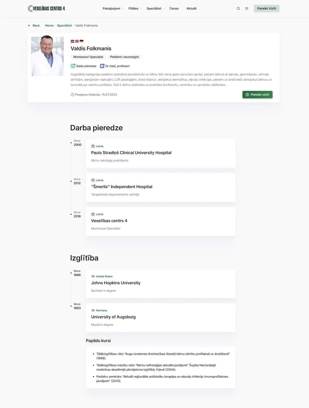 Doctor Profile