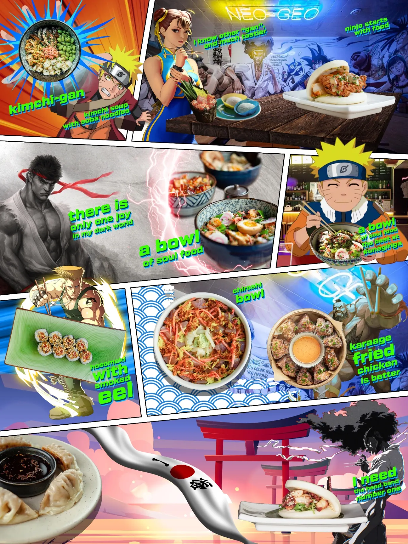 The Unagi Inu manga universe