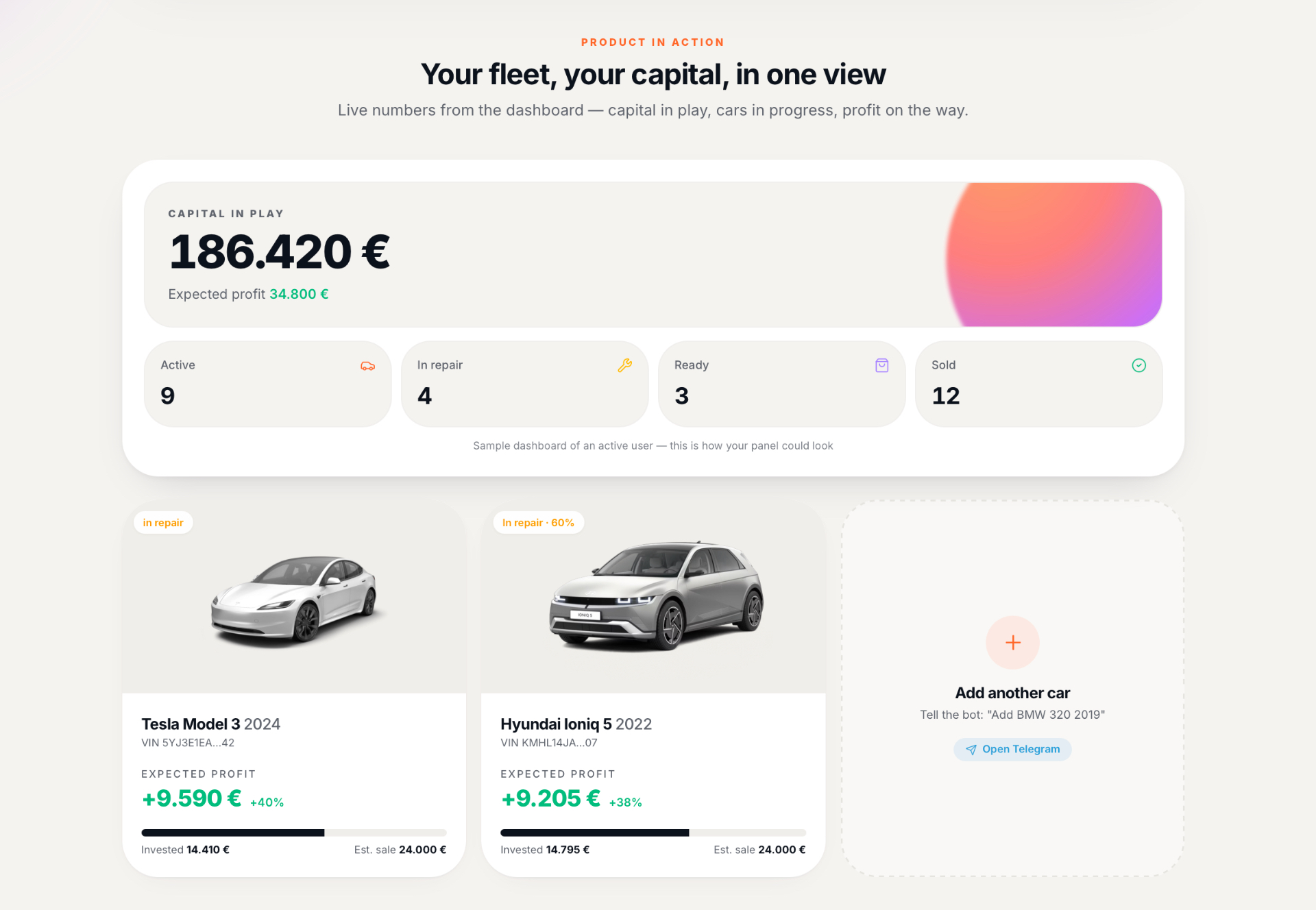 Fleet capital feature