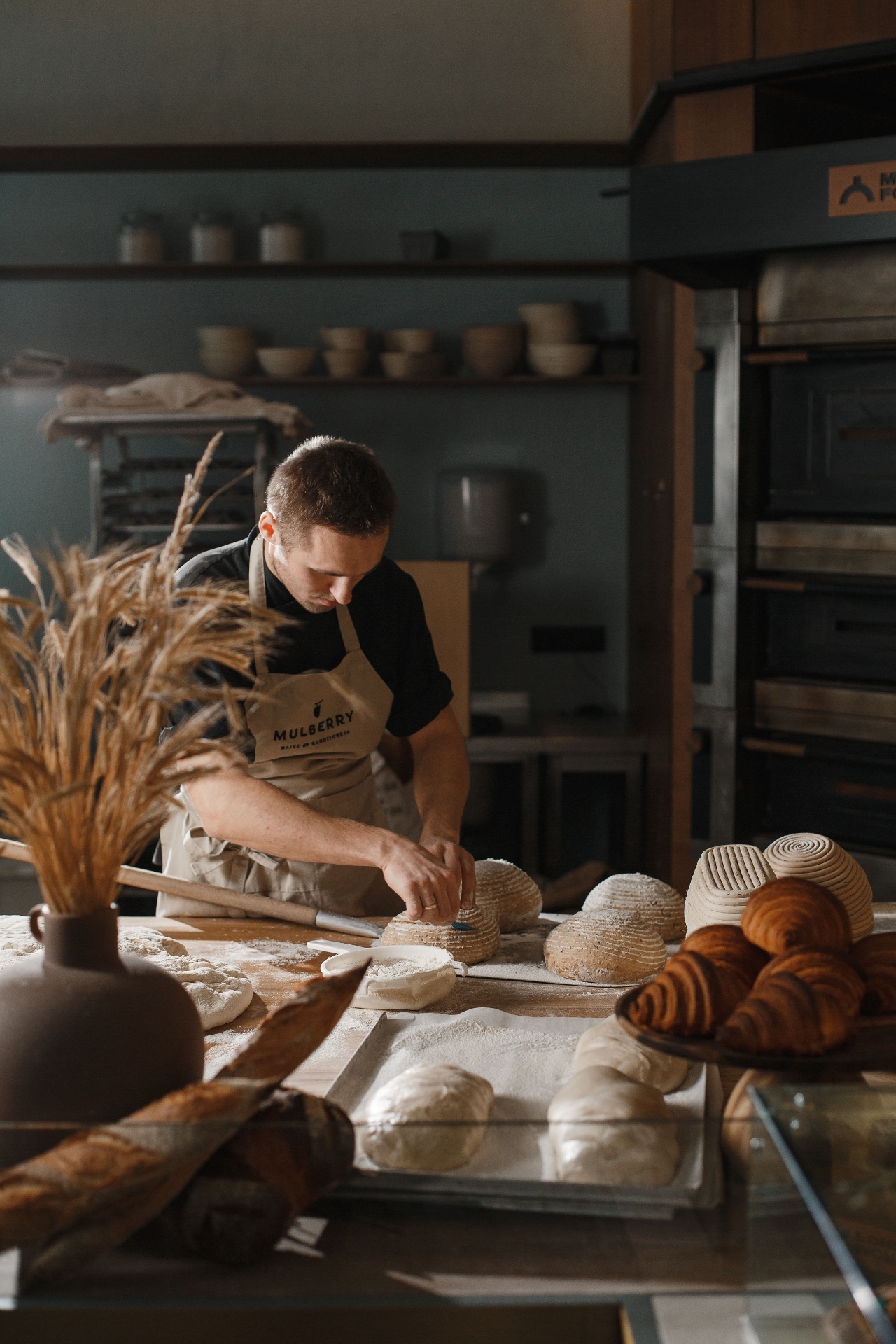 Mulberry baker with proofing baskets